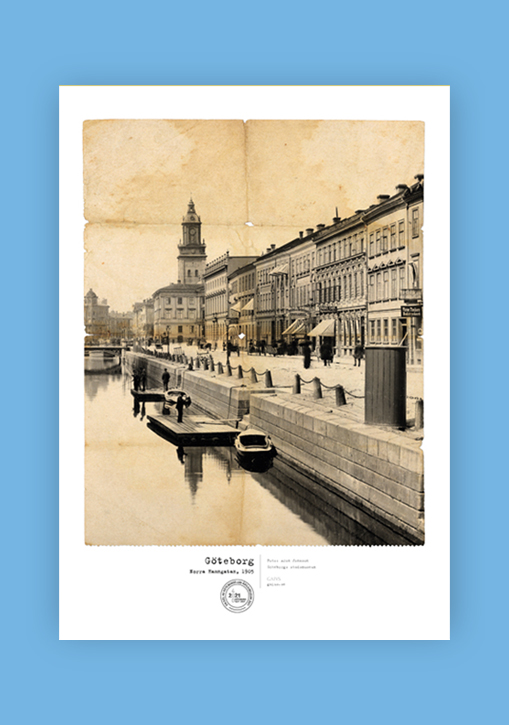 Affisch – Norra Hamngatan 1905