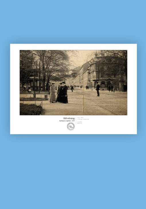 Affisch – Sprängkullsgatan 1888