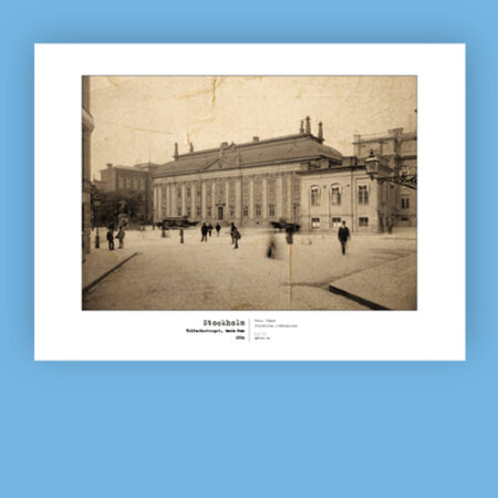 Affisch – Riddarhustorget 1880
