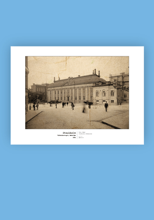 Affisch – Riddarhustorget 1880