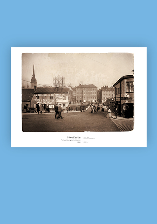 Affisch – Slussen 1890