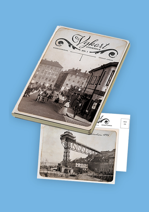 Vykortsbok – Stockholm