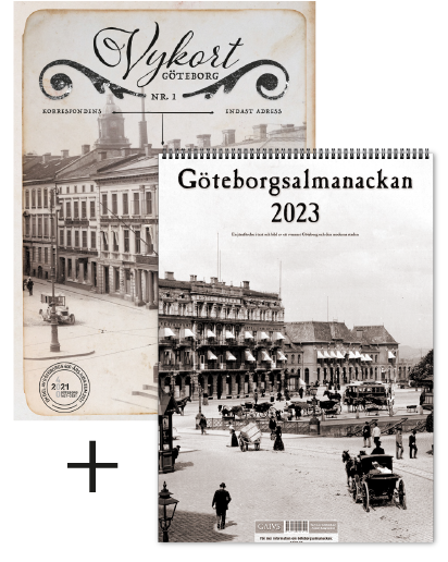 Vykortsbok + Göteborgsalmanackan 2023
