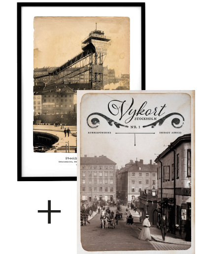 Erbjudande – Stockholmsposter + Vykortsbok